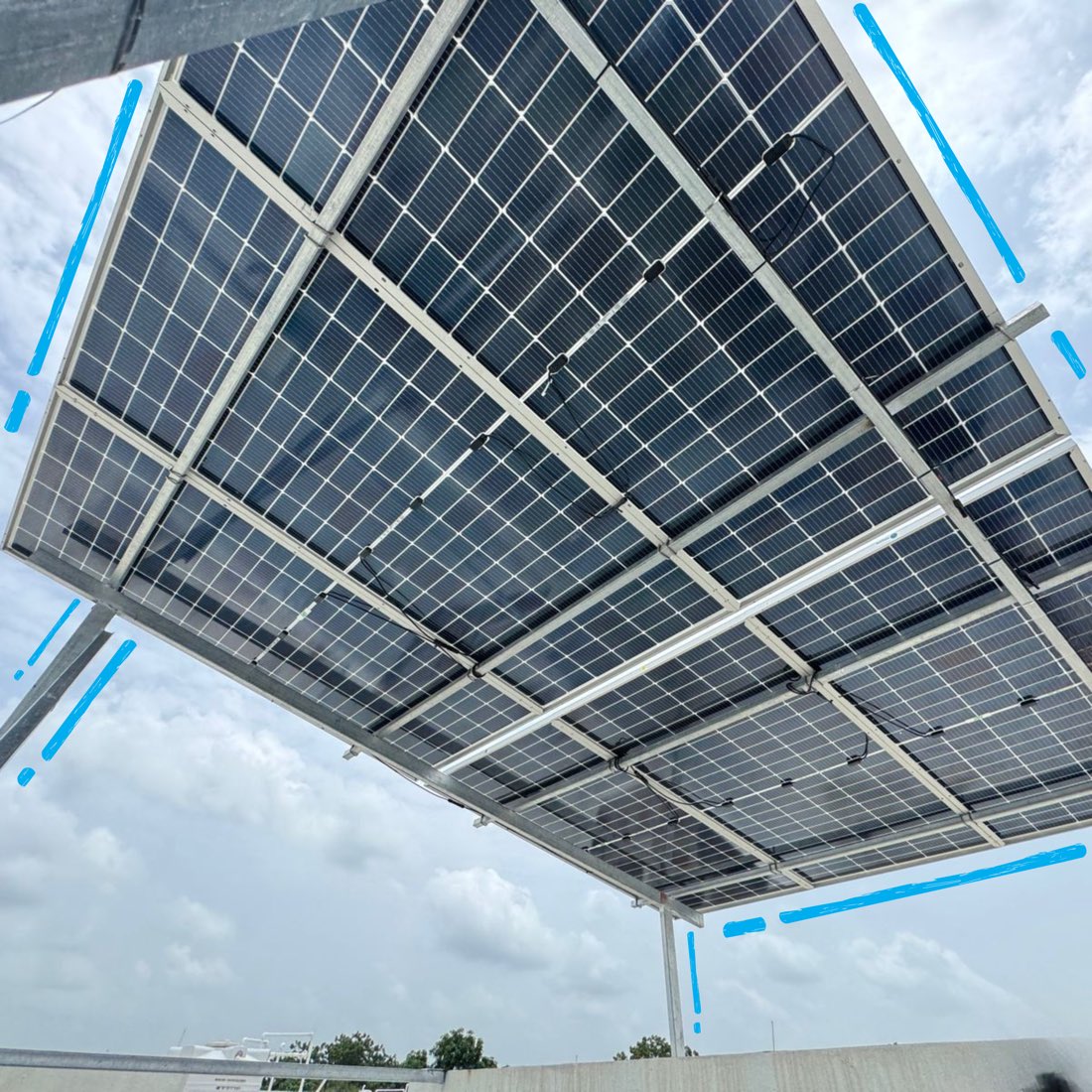 Archer Solar rooftop panel installation